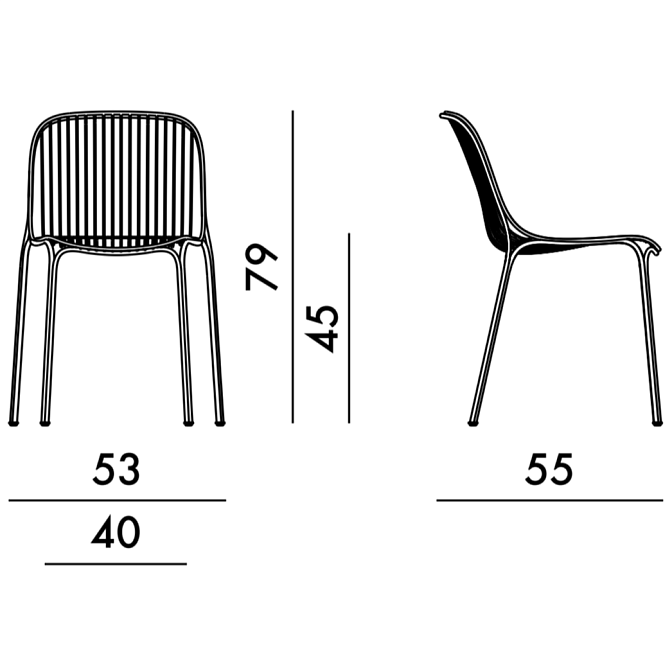 Стул для улицы Kartell Hiray - фото-5 | interior market
