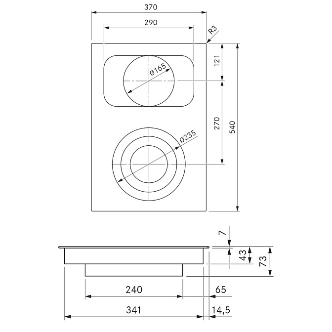 Варочная панель HiLight BORA PKCB3 - фото-2 | interior market