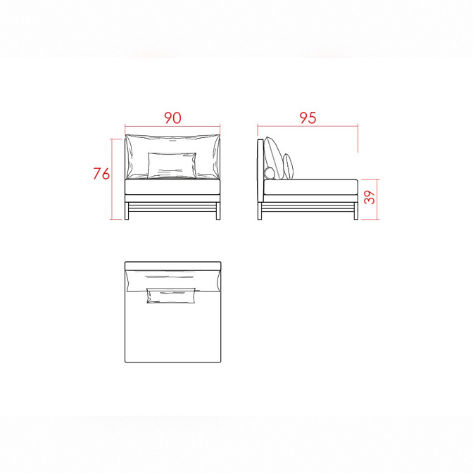 Кресло JNL Shanghai  - фото-3 | interior market