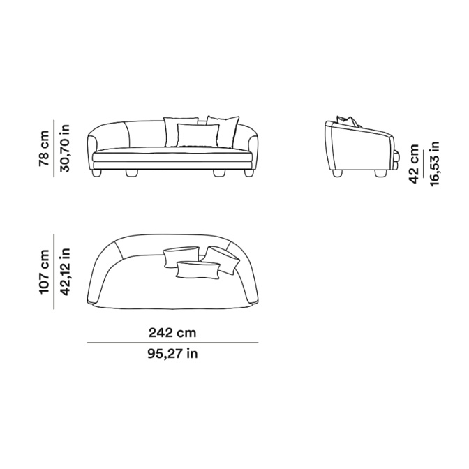 Диван Tacchini Roma Nuvola - фото-4 | interior market