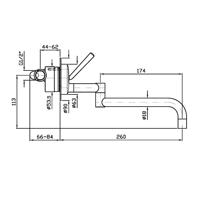 Встраиваемый смеситель Zucchetti Kitchen - фото-2 | interior market