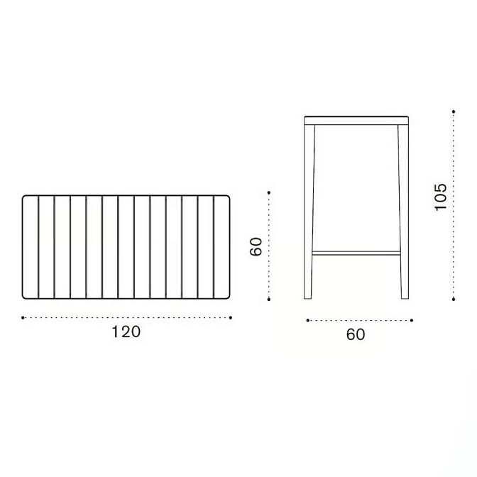 Барный стол Ethimo Laren - фото-6 | interior market