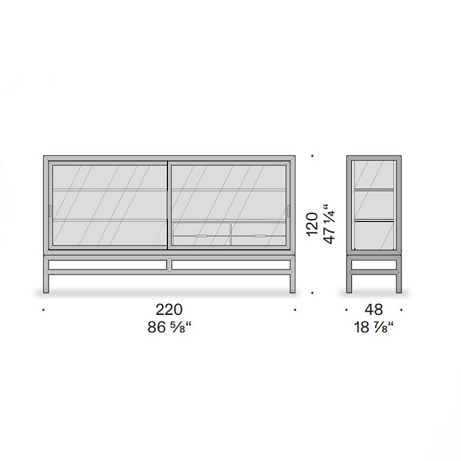 Витрина De Padova Silent Cabinet - фото-4 | interior market