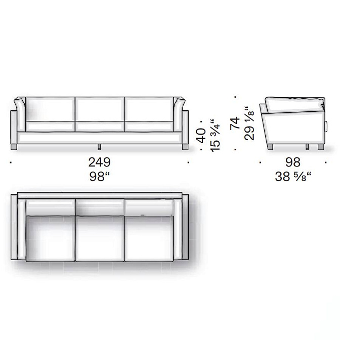 Диван De Padova Square Lounge - фото-3 | interior market