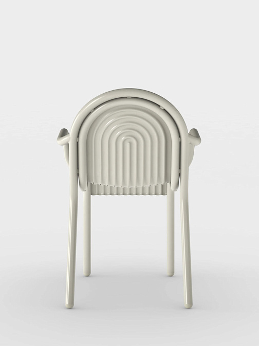 Стул для улицы Tom Dixon Groove Arm Chair - фото-4 | interior market