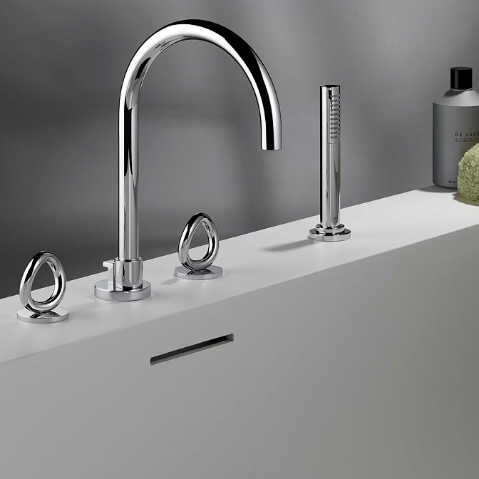 Смеситель для ванны THG Collection "O" - фото-3 | interior market