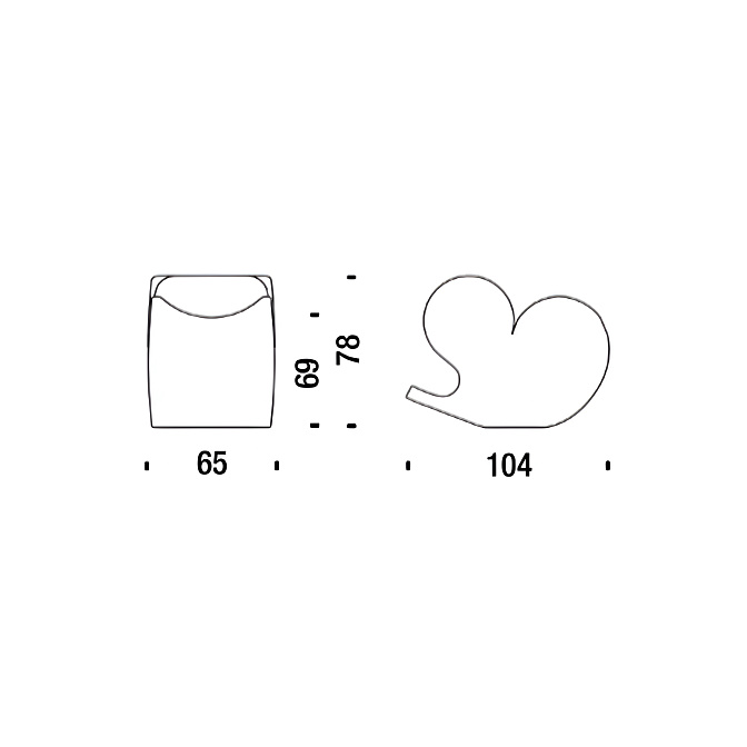 Кресло Moroso Soft Heart - фото-4 | interior market