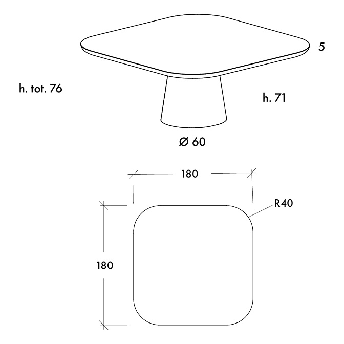 Обеденный стол Olivieri Mr. Big - фото-6 | interior market