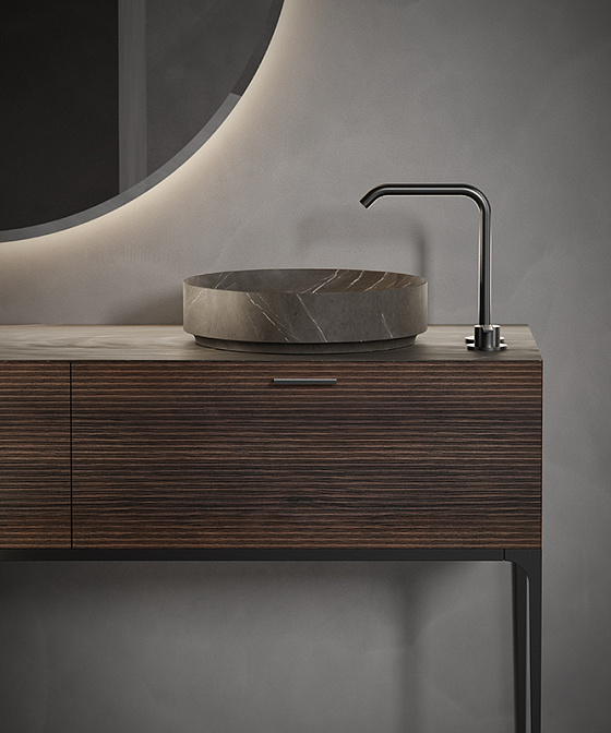 Комплект мебели с раковиной Inbani GRATE - фото-2 | interior market