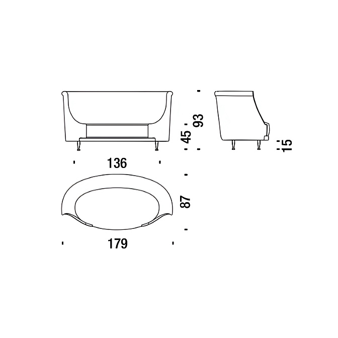 Диван Moroso New-tone - фото-2 | interior market