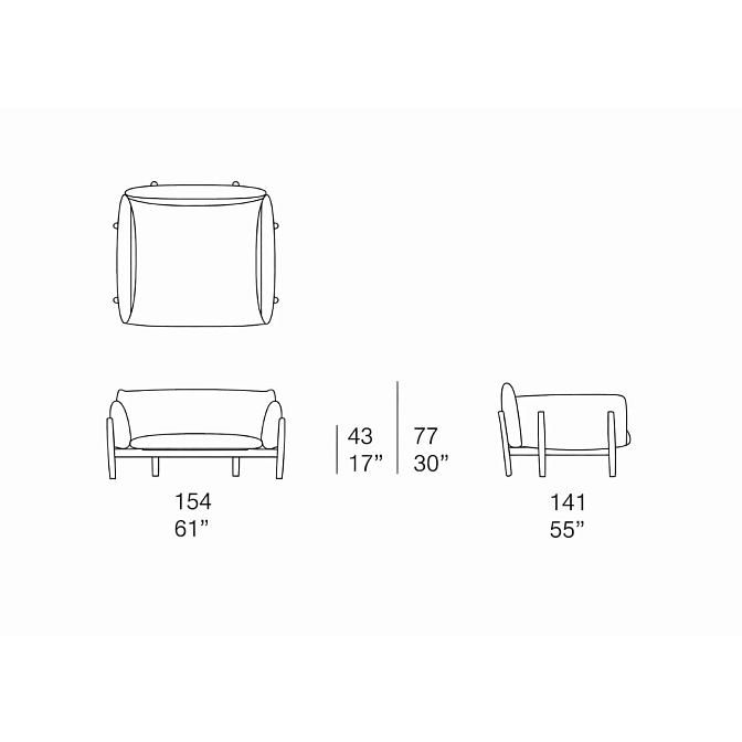 Диван Paola lenti Tapio - фото-5 | interior market