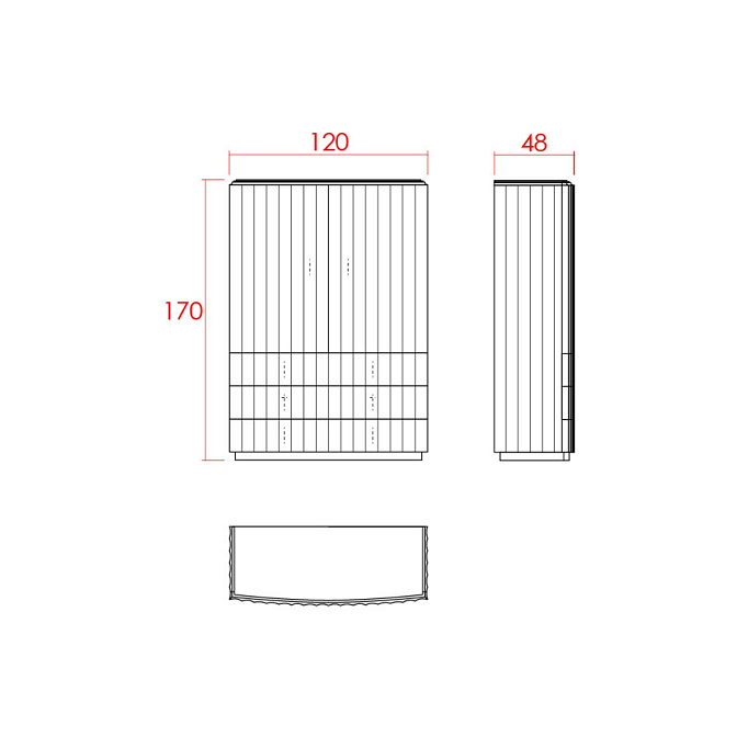 Шкаф JNL Bachus - фото-3 | interior market