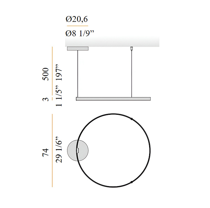 Потолочный светильник  Panzeri ZERO ROUND SMART - фото-5 | interior market