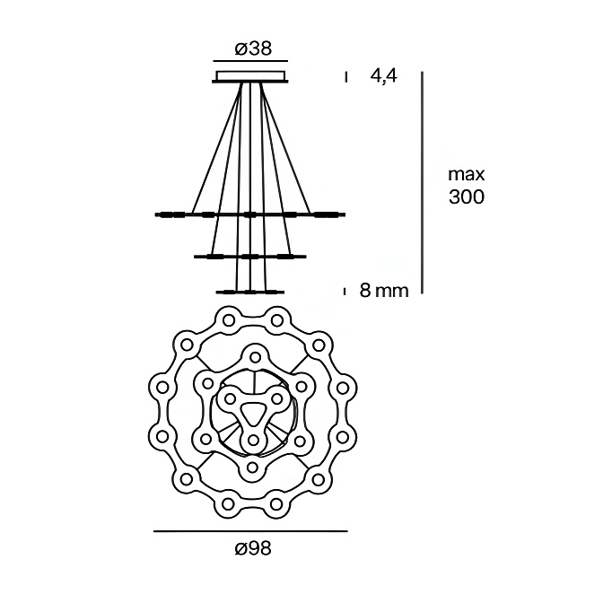 Потолочный светильник  Lumen Center FLAT SATURN - фото-4 | interior market