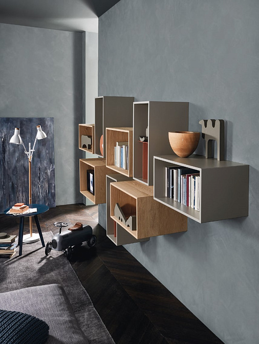 Настенный стеллаж Sangiacomo Lampo Open - фото-2 | interior market Настенный стеллаж Sangiacomo Lampo Open - фото-2 | interior market