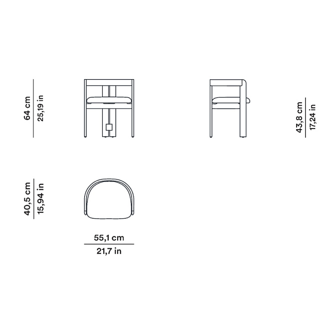 Обеденный стул Tacchini PIGRECO - фото-5 | interior market