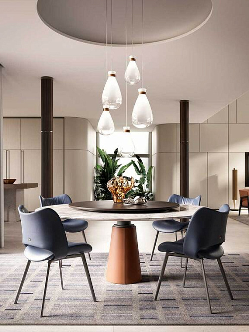 Обеденный стол Poltrona frau Mesa Ellipse - фото-3 | interior market