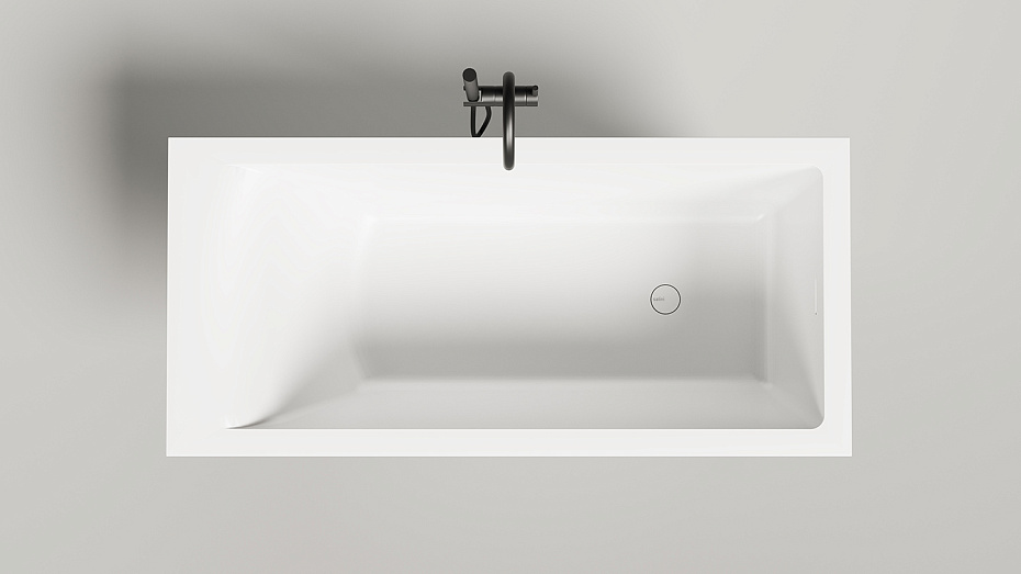 Встраиваемая ванна глянцевая SALINI CASCATA KIT 150x70 - фото-2 | interior market