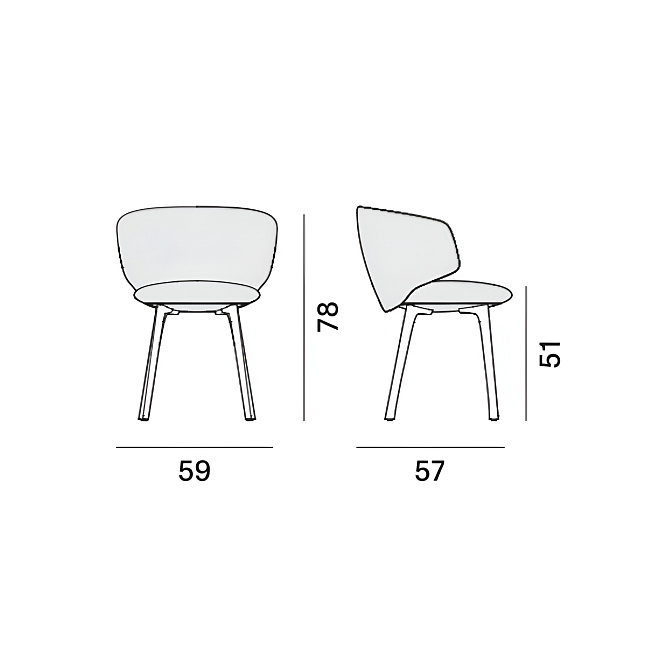 Стул MDF Italia UNIVERSAL - фото-4 | interior market