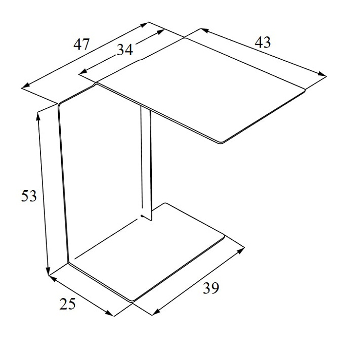 Журнальный столик Classicon Diana B - фото-2 | interior market