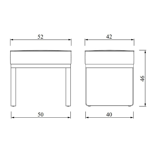 Табурет Classicon Banu - фото-3 | interior market