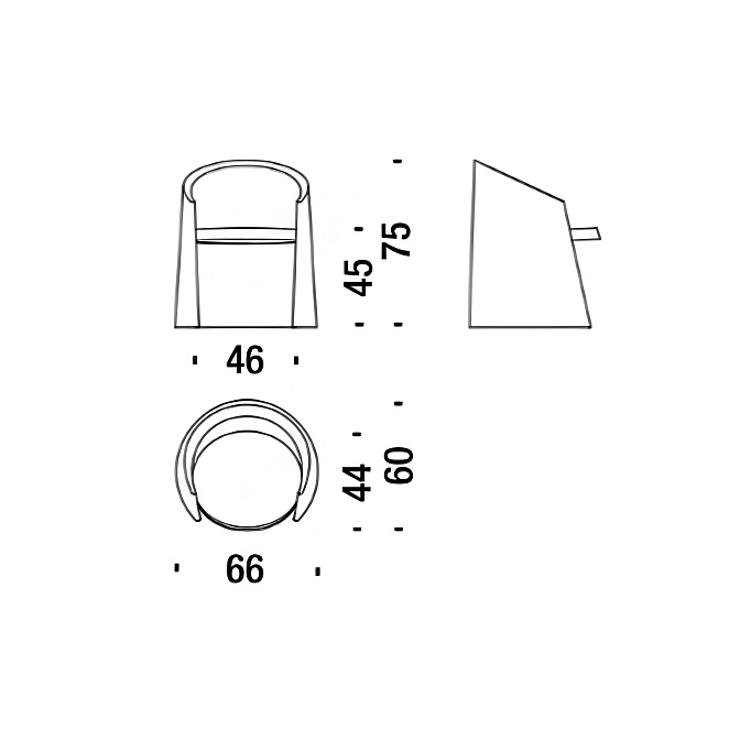 Кресло Moroso Husk - фото-3 | interior market