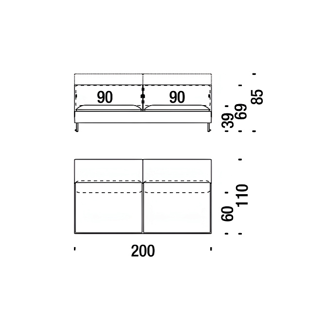 Модульный диван Moroso Shanghai Tip - фото-4 | interior market