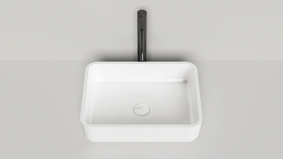 Раковина накладная матовая SALINI GLORIA 09 - фото-3 | interior market