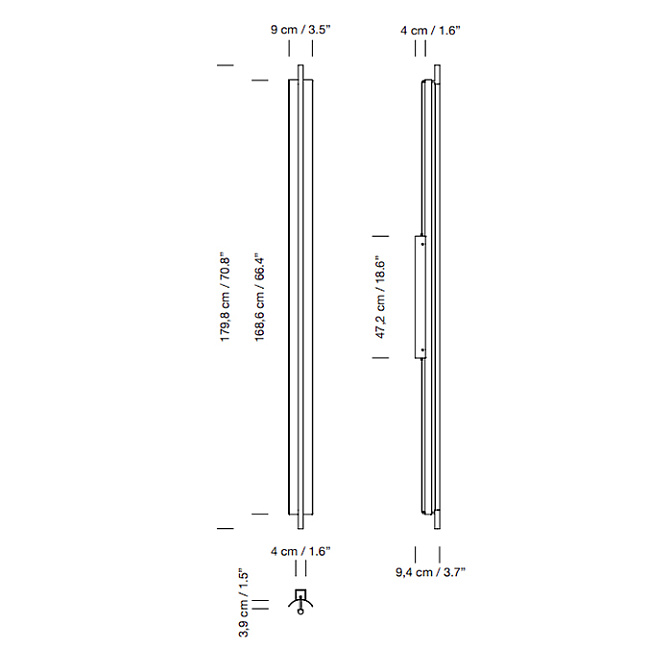 Бра SANTA&COLE LÁMINA 165 - фото-5 | interior market