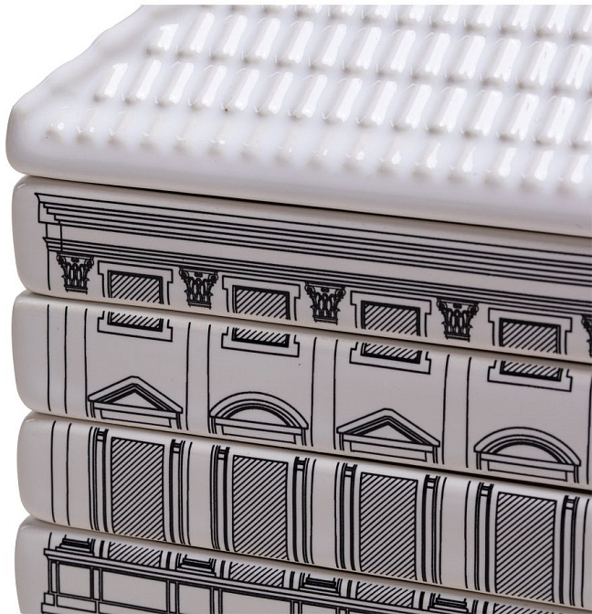 Набор посуды из 7 предметов (6 тарелок и 1 чашка) 15*15*h14,5 fine porcelain - фото-6 | interior market