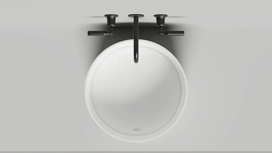 Раковина накладная матовая SALINI ARMONIA ROUND 02 - фото-2 | interior market