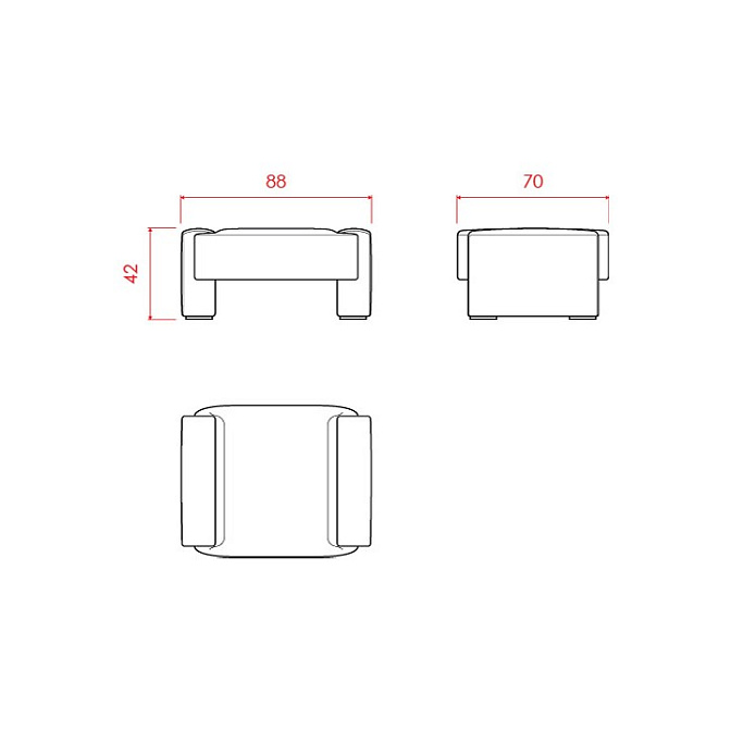 Табурет JNL Wagner - фото-3 | interior market