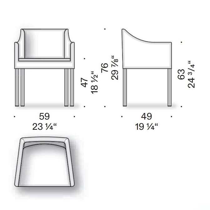Кресло De Padova Pollack - фото-3 | interior market