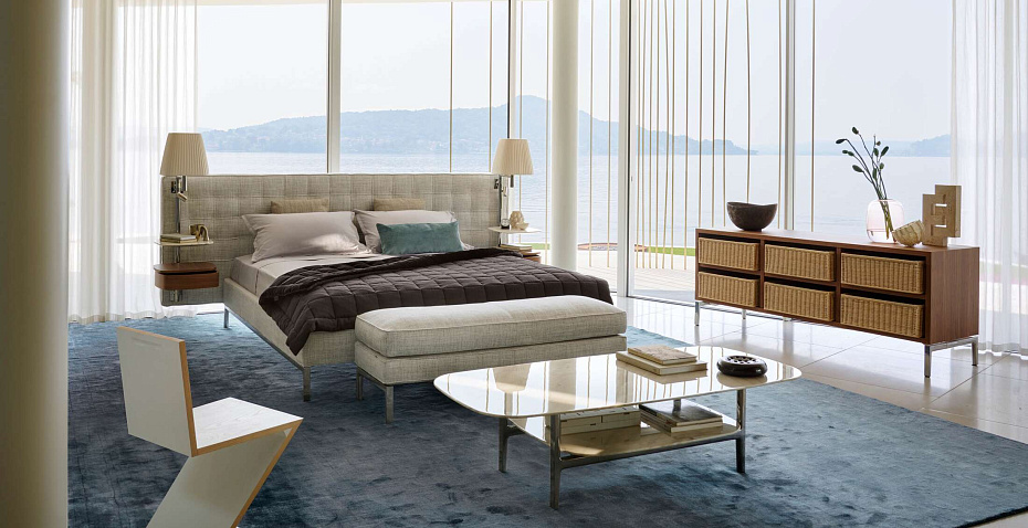 Кровать со столиками и лампами Cassina Volage EX-S Night - фото-3 | interior market