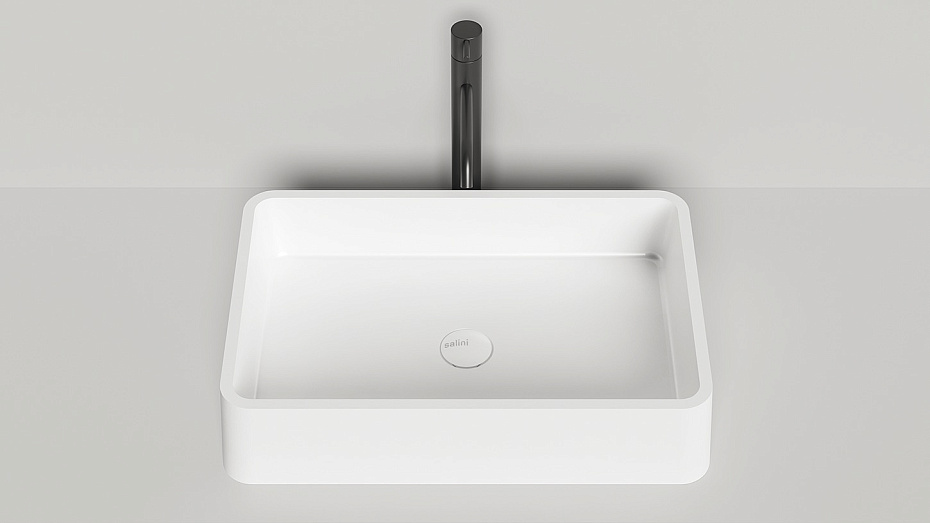 Раковина накладная матовая SALINI GLORIA 07 - фото-3 | interior market