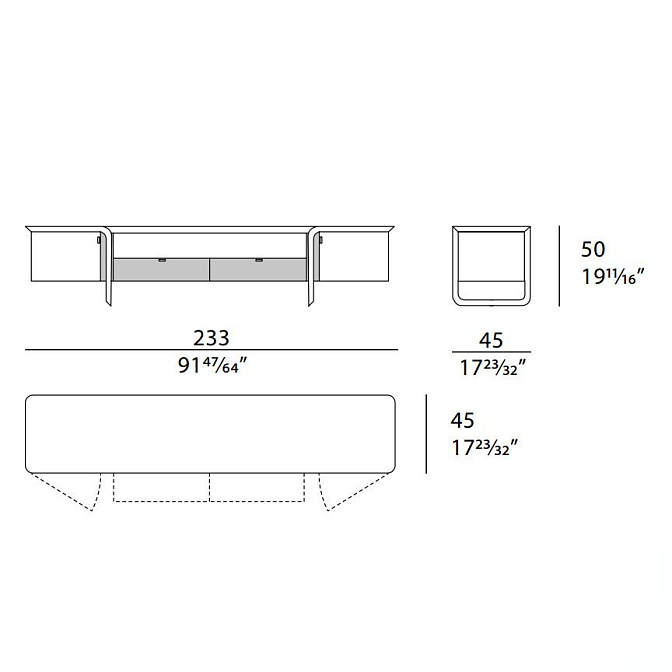 Тумба под ТВ Turri Milano - фото-6 | interior market