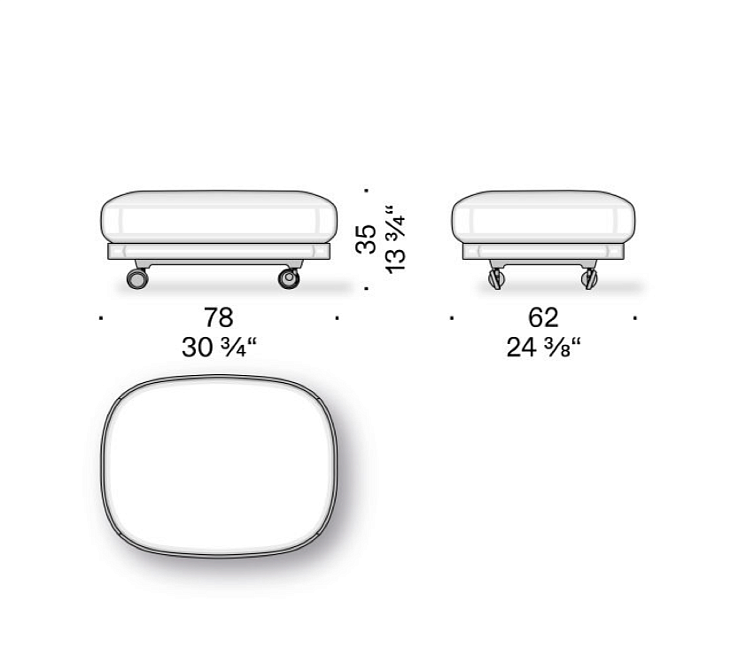 Пуф DE PADOVA LOUISIANA - фото-2 | interior market