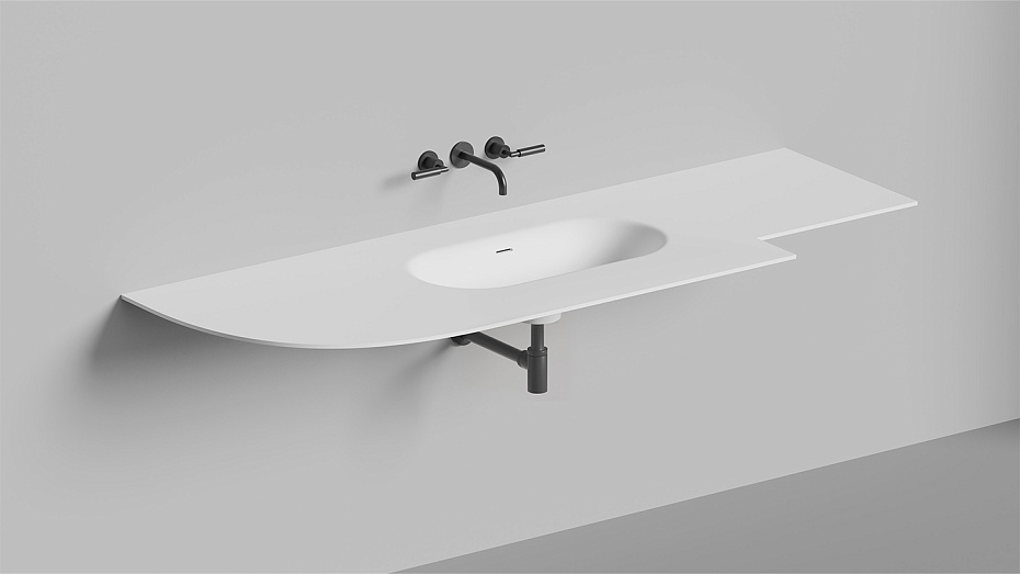 Раковина подвесная SALINI ONDA FLOW OVAL 72 - фото-2 | interior market