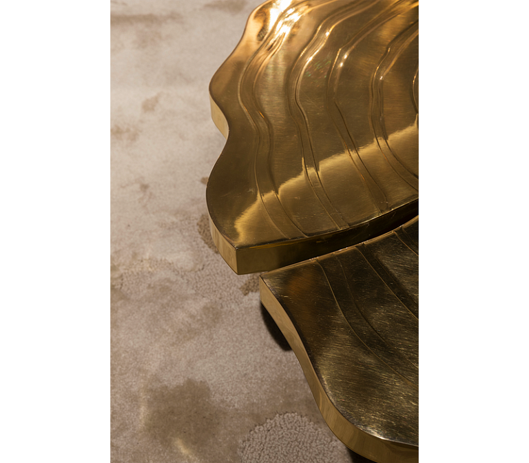 Журнальный столик Boca do Lobo Fortuna Gold Center Table - фото-12 | interior market