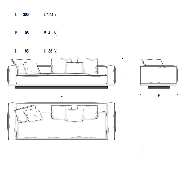 Диван Minotti Horizonte - фото-2 | interior market