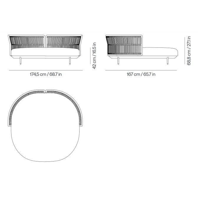 Кресло для улицы Point1920 Amba Woven - фото-7 | interior market