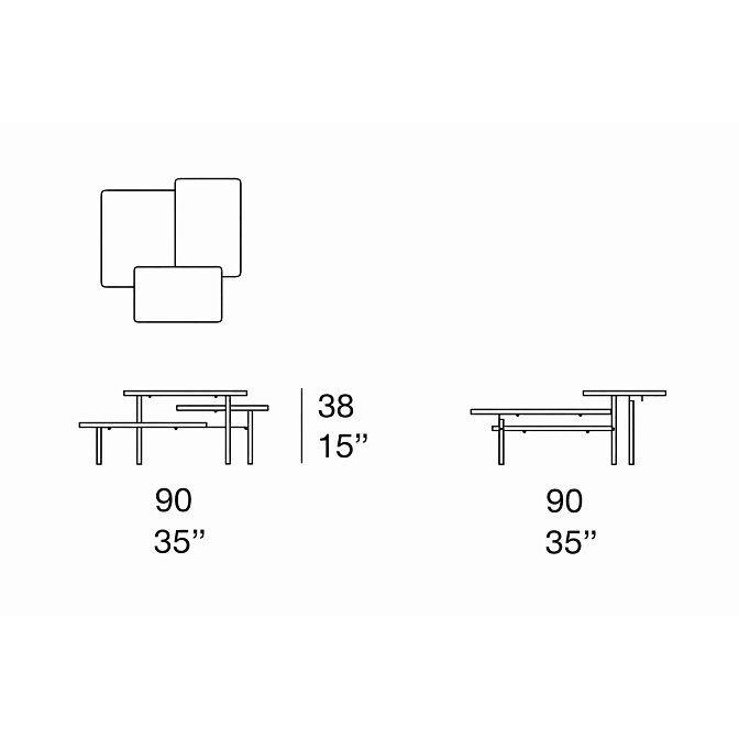 Журнальный столик Paola lenti Ensemble - фото-5 | interior market
