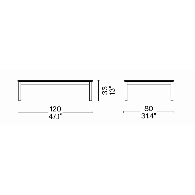 Журнальный столик Cassina Table en tube basse - фото-4 | interior market