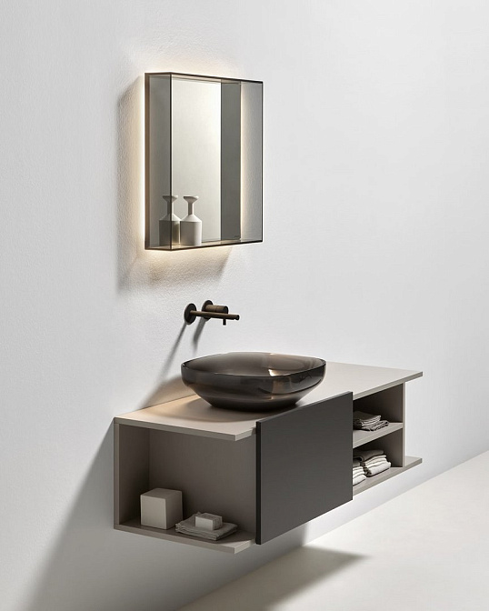 Зеркало для ванной Antonio Lupi TECA c LED подсветкой 3000К - фото-5 | interior market