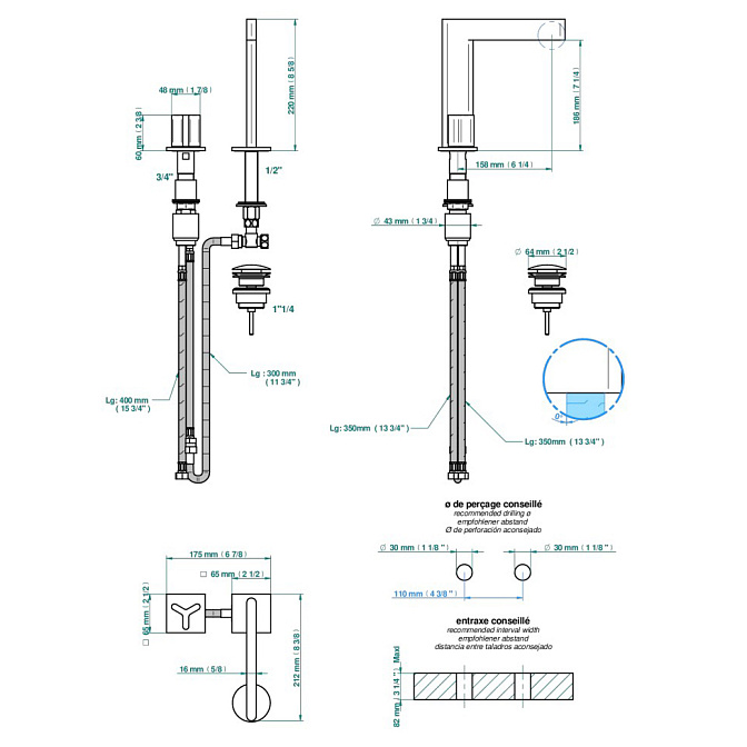 Смеситель для раковины THG Icon-X - фото-2 | interior market