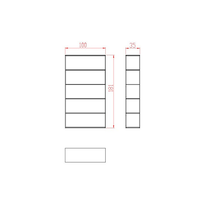 Книжный стеллаж JNL Ligne - фото-2 | interior market