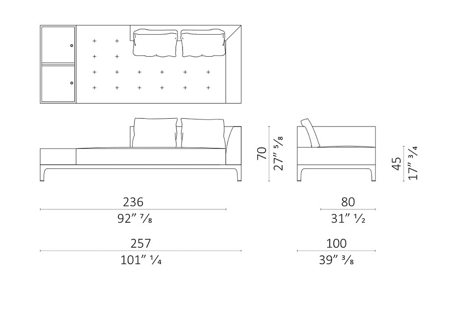 Диван Ceccotti Giò Day Bed - фото-2 | interior market