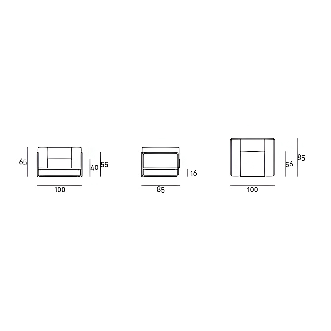 Кресло для улицы Living Divani FILO - фото-3 | interior market