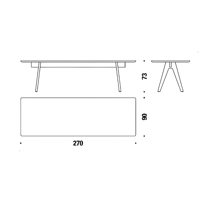 Обеденный стол Moroso Mathilda - фото-2 | interior market
