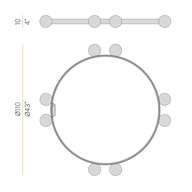 Потолочный светильник  Panzeri Murané R - фото-6 | interior market